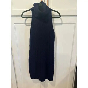 Navy Blue Rugby Ralph Lauren Cashmere wool Dress Medium